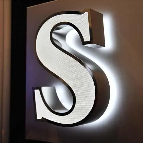 Signage profile letters & ACP structure work